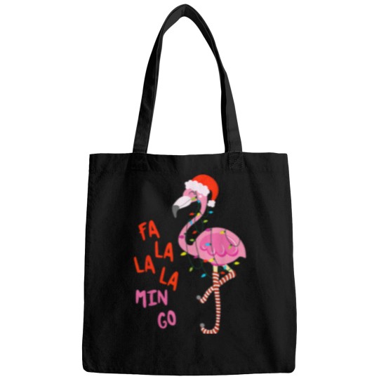Discover Fa La La Mingo Flamingo Christmas Tropical Xmas Tree Lights Bags