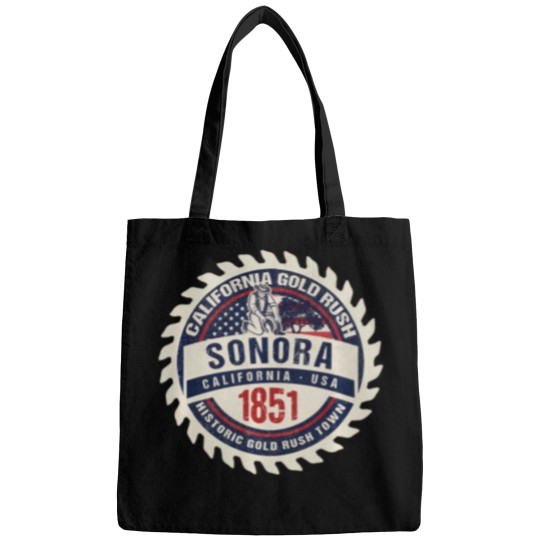 Discover Sonora California Historic Gold Rush Town Souvenir Bags