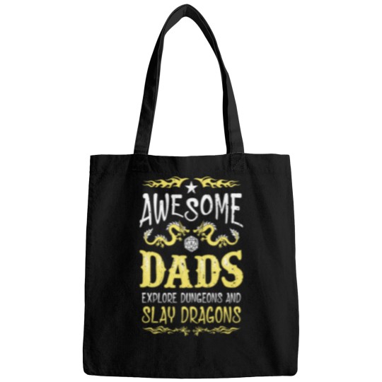 Discover Awesome Dads Explore Dungeons And Slay Dragons Bags
