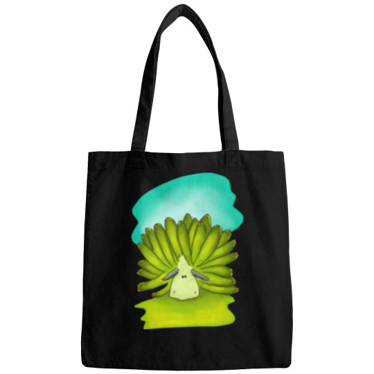 Discover Cute leaf sheep design Active Bags