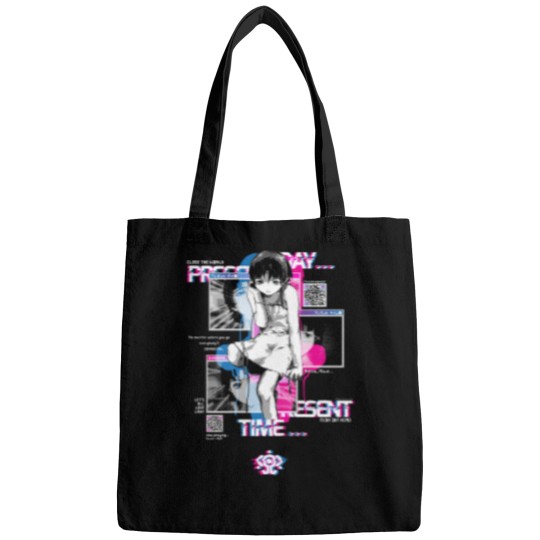 Discover QR Lain Windows Bags
