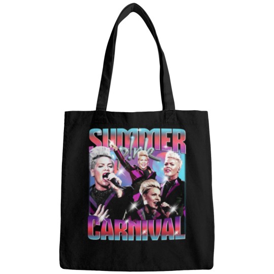 Discover Pink Singer Summer Carnival 2024 Tour Bags, Trustfall Album Bags, Pink Singer Tour Bags