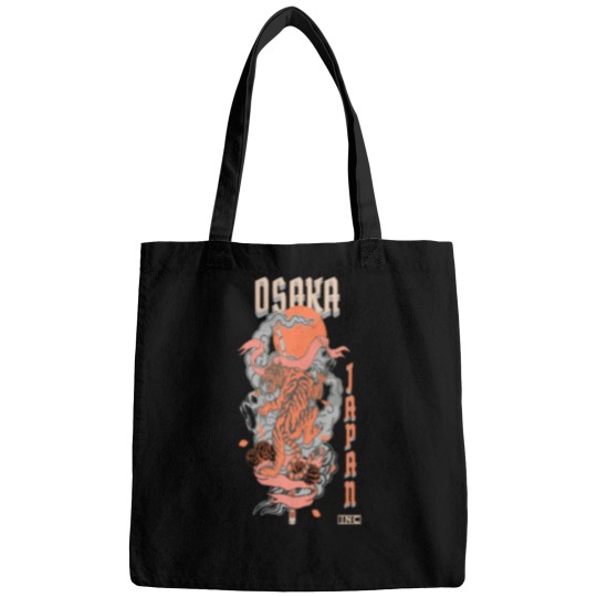 Discover Osaka Japan Tattoo-Themed Shirt Design 3088 Bags