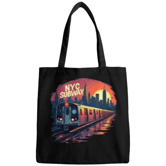 Discover New York Subway NYC Subway Train Bags