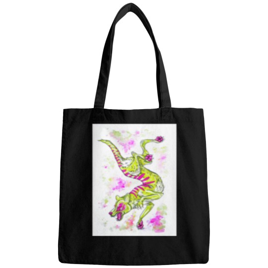 Discover Thylacine - Pink &amp_ Green Bags