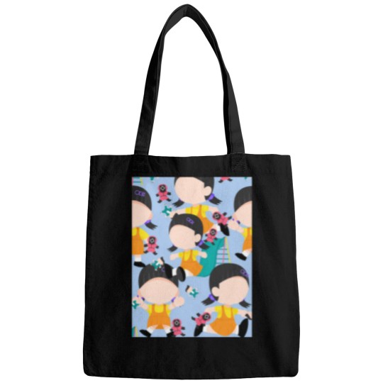 Discover Squid Cosplay Red Light Green Light Girl Playground Cute Netflix Bags