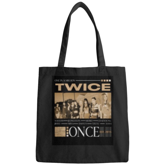Discover Vintage Twice Bags, Twice Unisex Kpop Bags