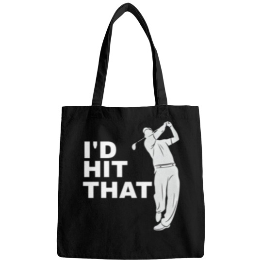 Discover ID Hit That Golfer Golfing   Funny Golf 1 Bags
