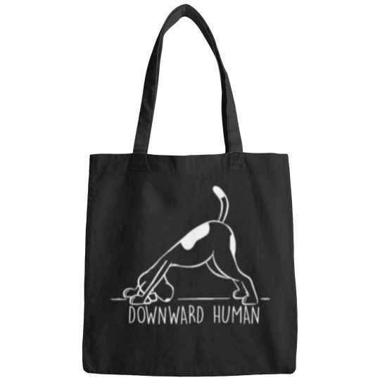 Discover Downward Human Bags, Yoga Bags, Funny Yoga Bags, Funny T Punny Bags, Girl Gym, Dog Lover Puppy