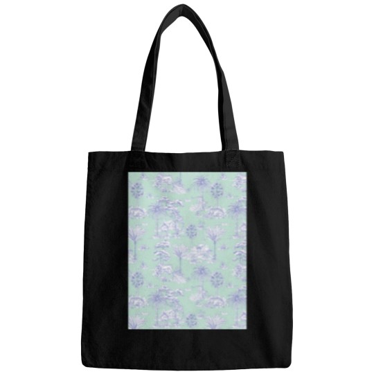 Discover safari toile de jouy Graphic Bags