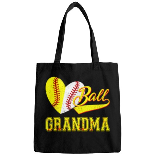 Discover Baseball Softball Ball Grandma Heart Mother'S Day Bags