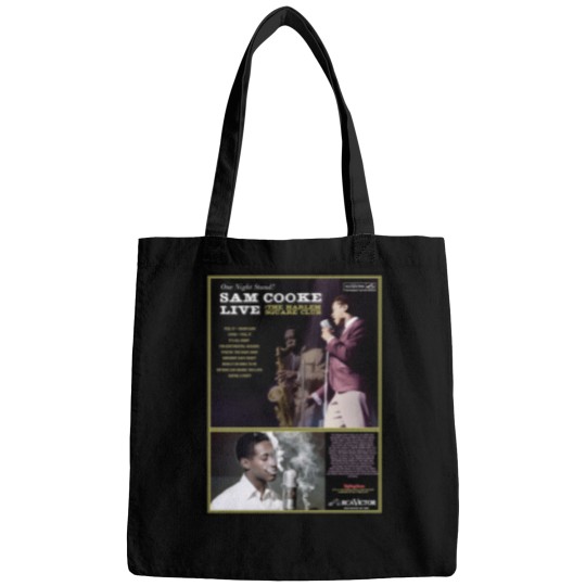 Discover Sam Cooke  Jackie Wilson Concert Poster Bags