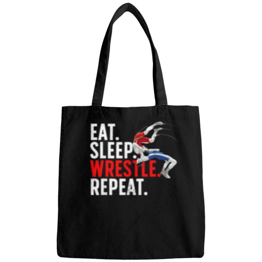 Discover Cool Wrestling Art For Men Women Kids Youth Wrestling Lover Bags