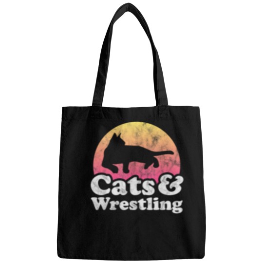 Discover Cats and Wrestling Men's or Women's Cat and Wrestler Bags