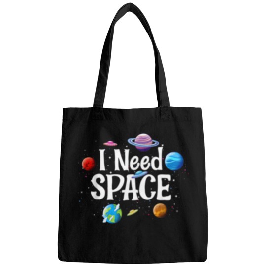 Discover I Need Space Solar System Geek Ufo Planets Science Nerd 2 Bags