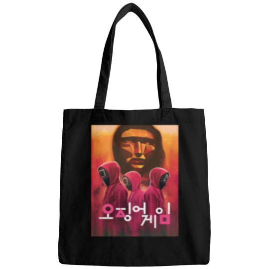 Discover Squid Cosplay Three Masked Guards Fan Art Poster Classic T-Shirt Bags