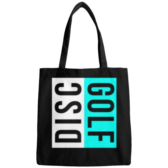 Discover Disc Golf White And Blue Modern Minimalist Bags