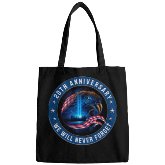 Discover We Will Never Forget 911 American Eagle Usa Flag Shirt Bags
