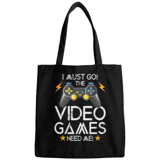 Discover I Must Go The Video Games Need Me Bags