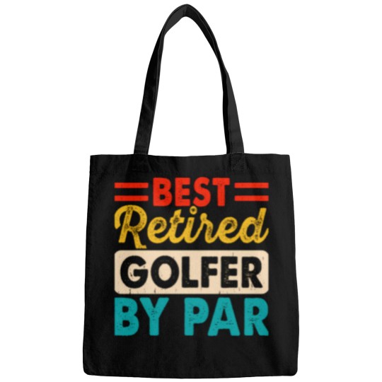 Discover Best Retired Golfer By Par Funny Golf Golfing Bags