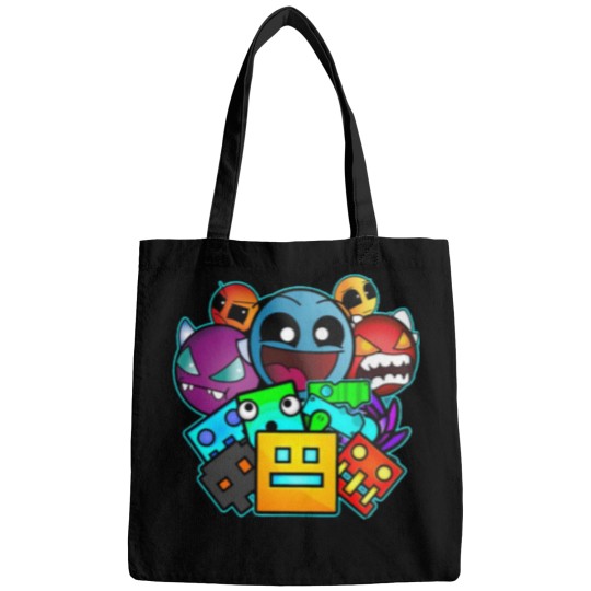 Discover Geometric Dash Classic T-Shirt Bags