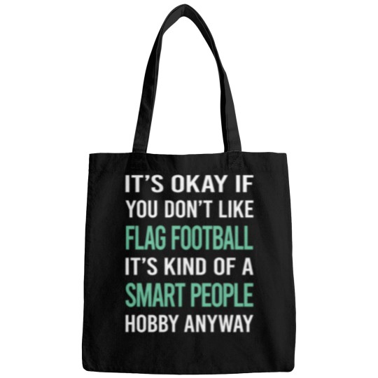 Discover Smart People Hobby Flag Football Bags