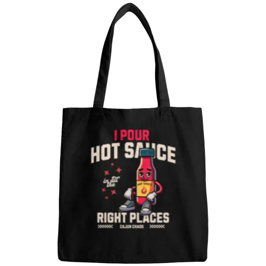 Discover Unhinged Cajun Hot Sauce Funny Bags