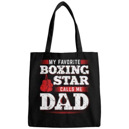 Discover My Favorite Boxing Star Calls Me Dad Son Daughter Bags