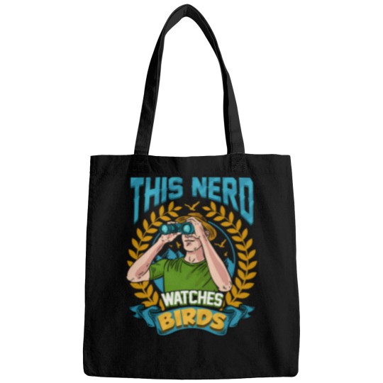 Discover This Nerd Watches Birds Ornithology Gift Bags