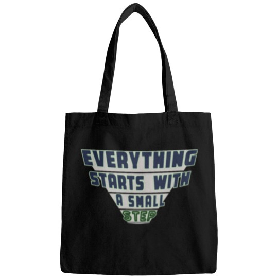 Discover Everything Starts with a Small Step (2) Bags