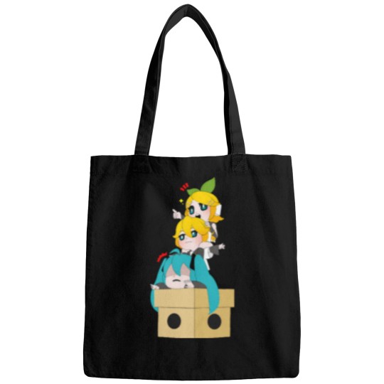 Discover Vocaloid - Kagamine Rin, Kagamine Len and Hatsunee Miku Chibi i Bags