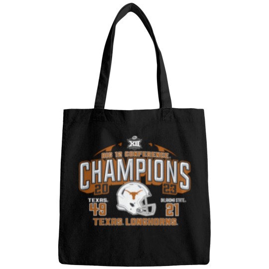 Discover Texas Longhorns Big 12 Champs 2023 Football Score 49-21 Bags