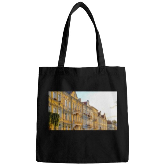 Discover Czech Republic, Teplice, View of Picturesque Old Town in the Czech Republic Bags