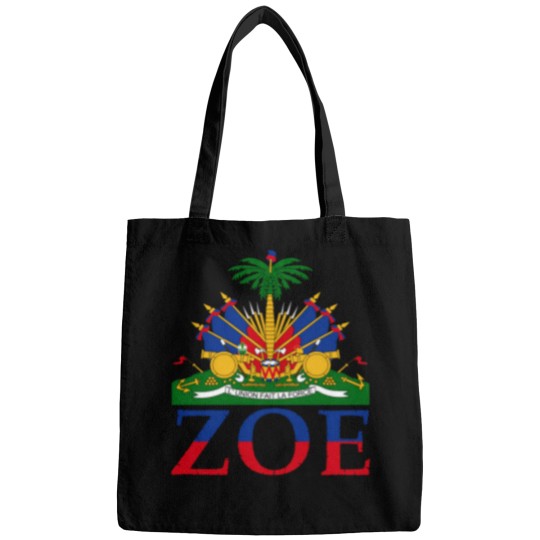 Discover Zoe Cute Haiti Honored Flag Day Gift Sweatshirt Bags
