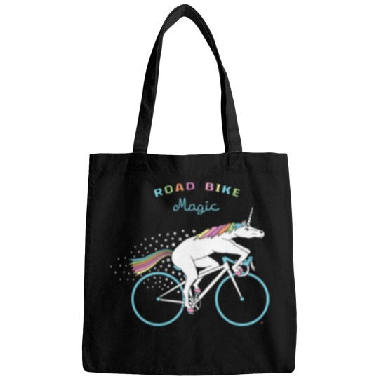 Discover Road Bike Magic Unicorn Outline Bags