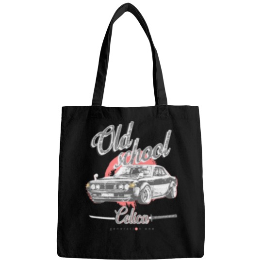 Discover Toyota Celica A20A30  Old school  gen1 GT  JDM Essential T-Shirt Bags