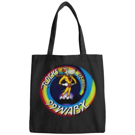 Discover RARE Vintage 1970s WABX Radio Station Detroit Rocks Bags