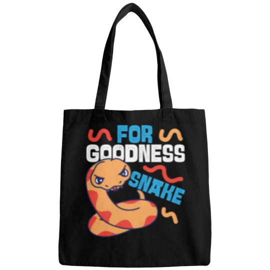 Discover Snake Serpent Pun For Goodness Bags