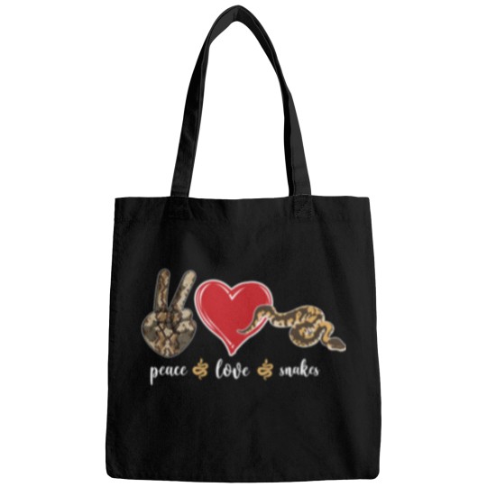 Discover Snake Serpent Peace Love Snakes Bags