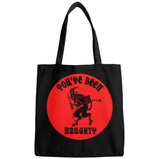 Discover You'Ve Been Naughty Krampus - Black And Red Bags