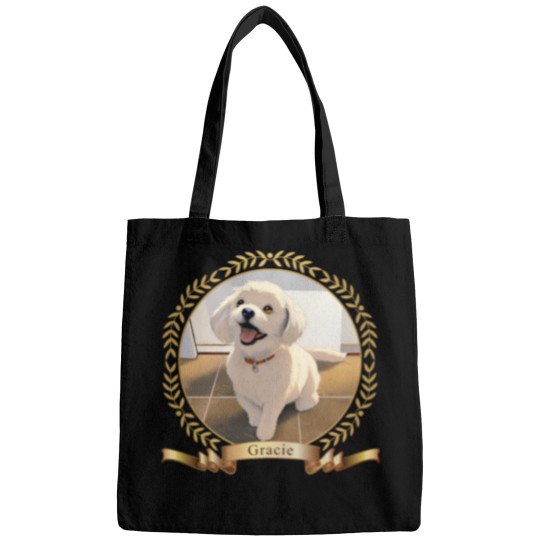 Discover Loveable Gracie Smiling Active T-Shirt Bags