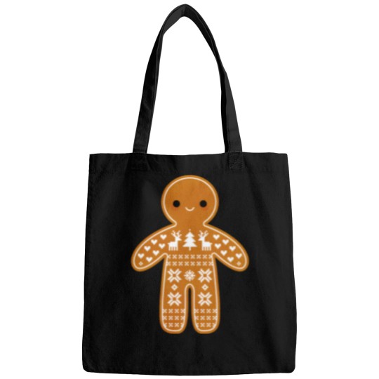 Discover Sweater Pattern Gingerbread Cookie Bags