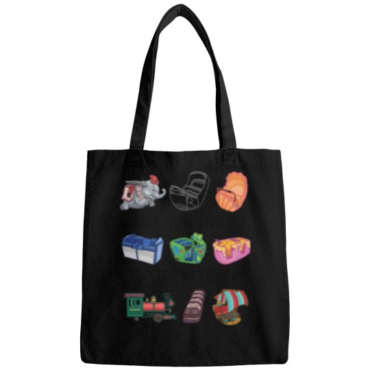 Discover Ride Vehicles (with Caption) Active T-Shirt Bags