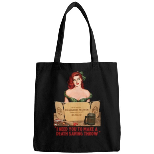 Discover I Need You To Make A Death Saving Throw Bags