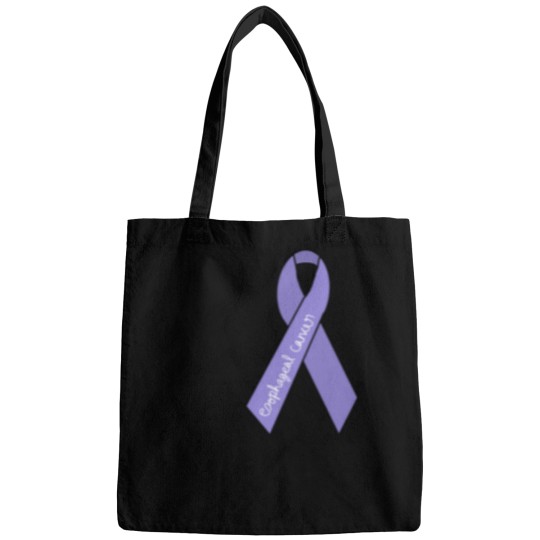 Discover esophageal cancer awareness ribbon Bags