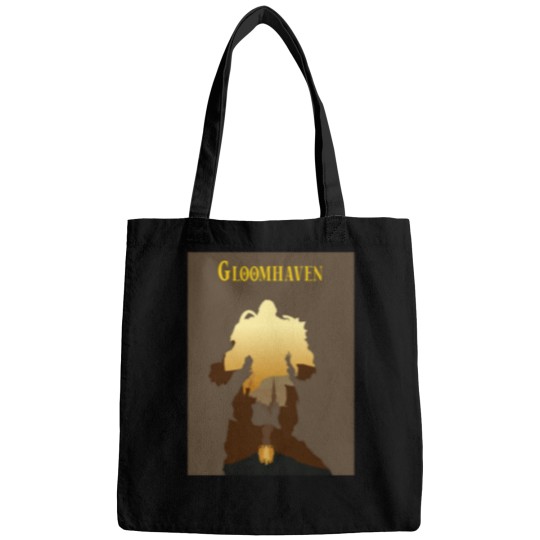 Discover Gloomhaven Cragheart  Minimalist Silhouette  Style  Board Game Art Bags