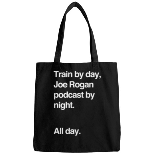 Discover Train by day, Joe Rogan podcast by night - All Day - Nick Diaz - Helvetica Bags