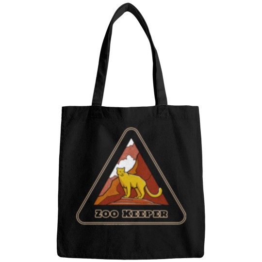 Discover Zoo Keeper Panther Logo Bags