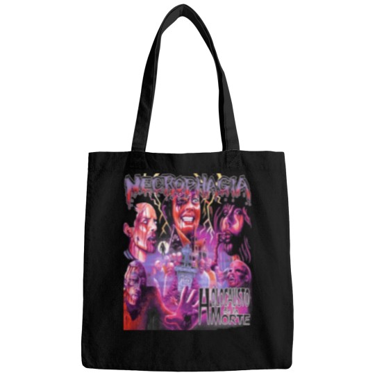 Discover Necrophagia Holocausto De La Morte Bags