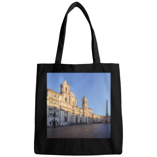 Discover Sant Agnese Church At Dawn In The Piazza Navona - Rome Italy 859 Bags